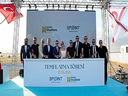 SPOINT CONSTRUCTION KIBRIS'TAK� PROJES�N�N TEMEL�N� ATTI